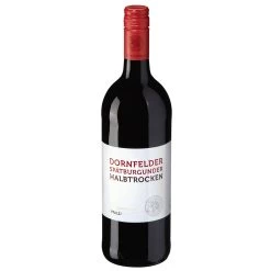 Dornfelder Spätburgunder Qualitätswein Halbtrocken 12,5 % Vol 1 Liter