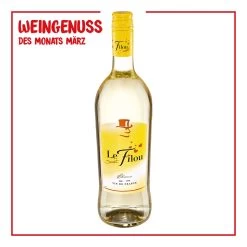 Le Sweet Filou Blanc Vin De France 11,0 % Vol 1 Liter