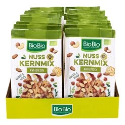 BioBio Nusskern-Mix 125 G, 16er Pack