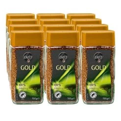 Cafet Instantkaffee Gold 100 G, 12er Pack