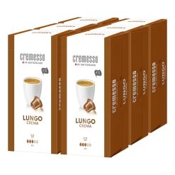 Cremesso Lungo Crema Kaffee 16 Kapseln 96 G, 6er Pack