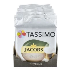 Jacobs Tassimo Latte Macchiato 16 Kapseln 264 G, 5er Pack