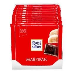 Ritter Sport Marzipan Schokolade 100 G, 12er Pack