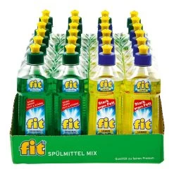 Fit Spülmittel 500 Ml, Verschiedene Sorten, 24er Pack