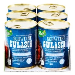 Pote Schweinegulasch 540 G, 6er Pack