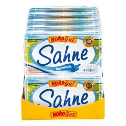 Nordgut Schmelzkäsezubereitung Sahne 200 G, 10er Pack