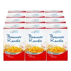 Südzucker Brauner Kandiszucker 500 G, 12er Pack