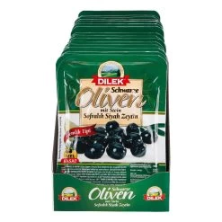 Dilek Schwarze Oliven "Gemlik Tipi" 400 G, 15er Pack