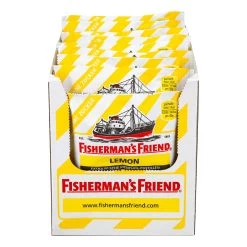 Fischermans Friend Lemon Ohne Zucker 25 G, 24er Pack