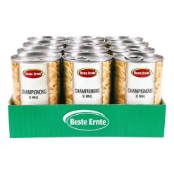 Beste Ernte Okechamp Champignons 3. Wahl Scheiben 170 G, 12er Pack