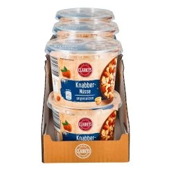 Clarkys Knabber-Nüsse Ungesalzen 275 G, 6er Pack