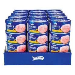 Dreimaster Thunfischfilets In Sonnenblumenöl 195 G, 48er Pack