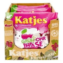 Katjes Fruchtgummi Grün Ohr Hase 200 G, 16er Pack