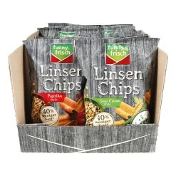 Funny Frisch Linsenchips 90 G, Verschiedene Sorten, 12er Pack