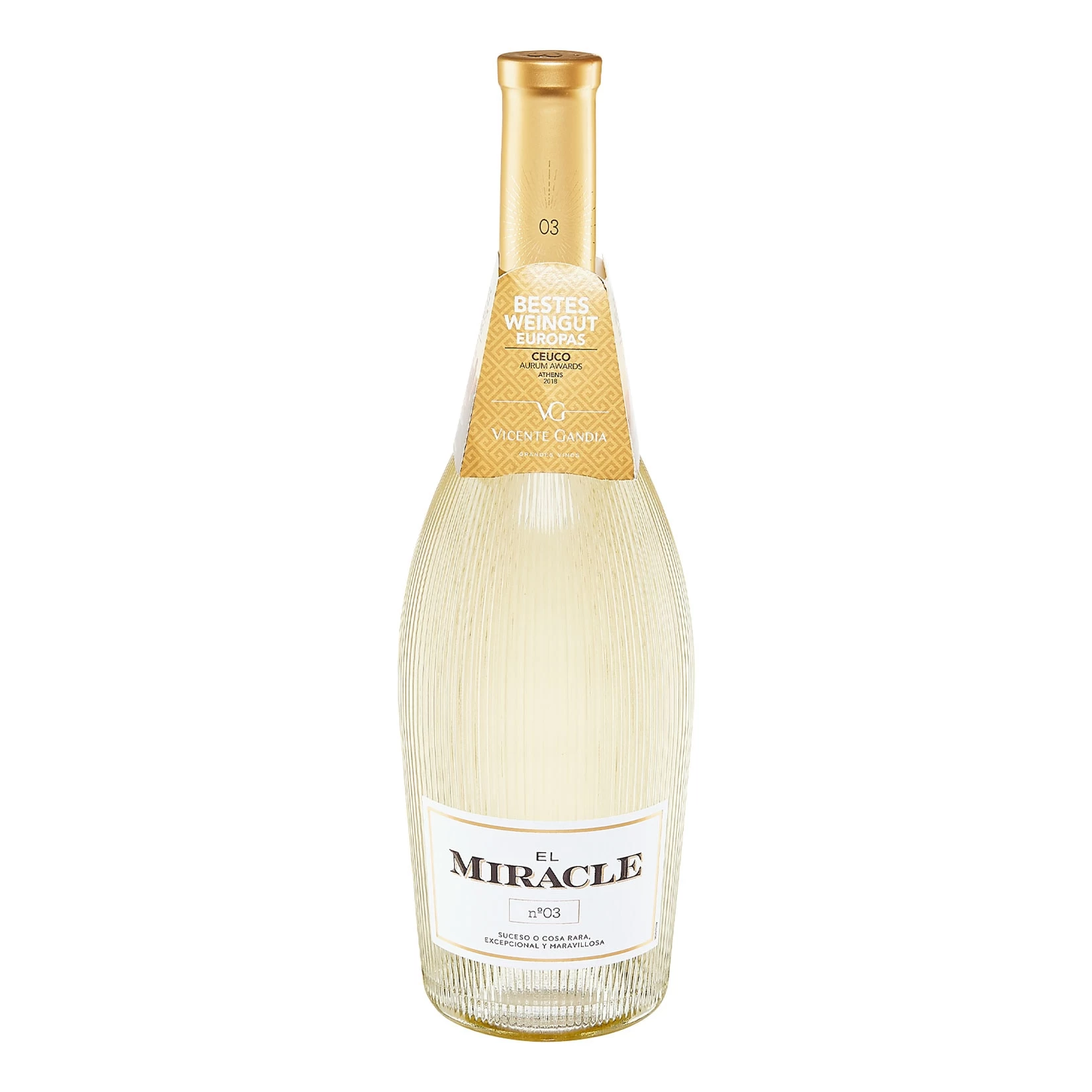 Vicente Gandia El Miracle No. 3 12,0 % Vol 0,75 Liter