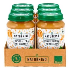 NATURKIND Bio Früchte Allerei Mit Vollkorn 190 G, 6er Pack