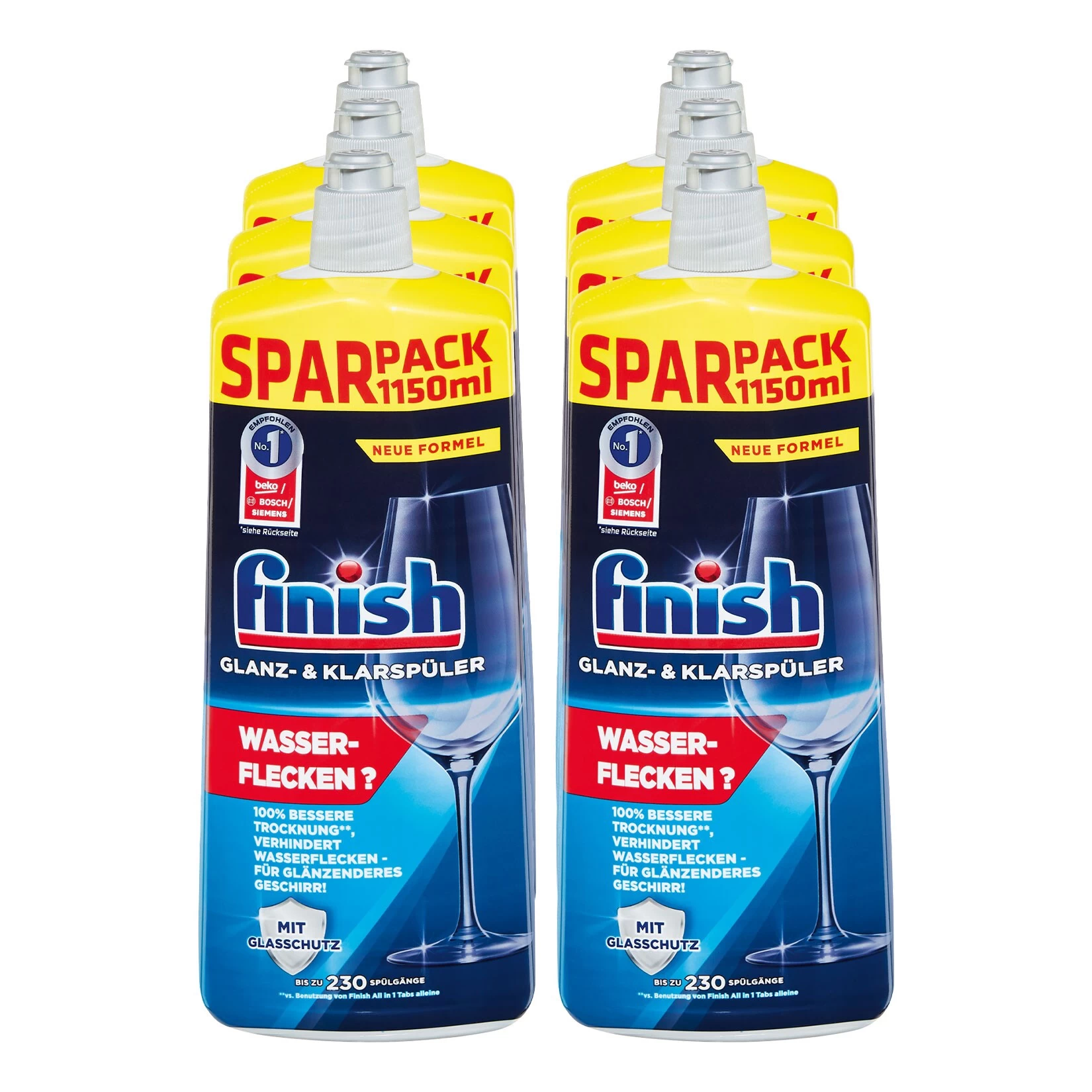 Finish Klarspüler 1,15 Liter, 6er Pack