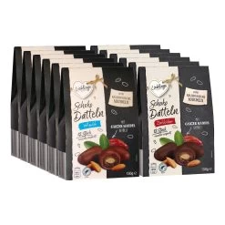 Lieblings Schoko Datteln 150 G, Verschiedene Sorten, 12er Pack