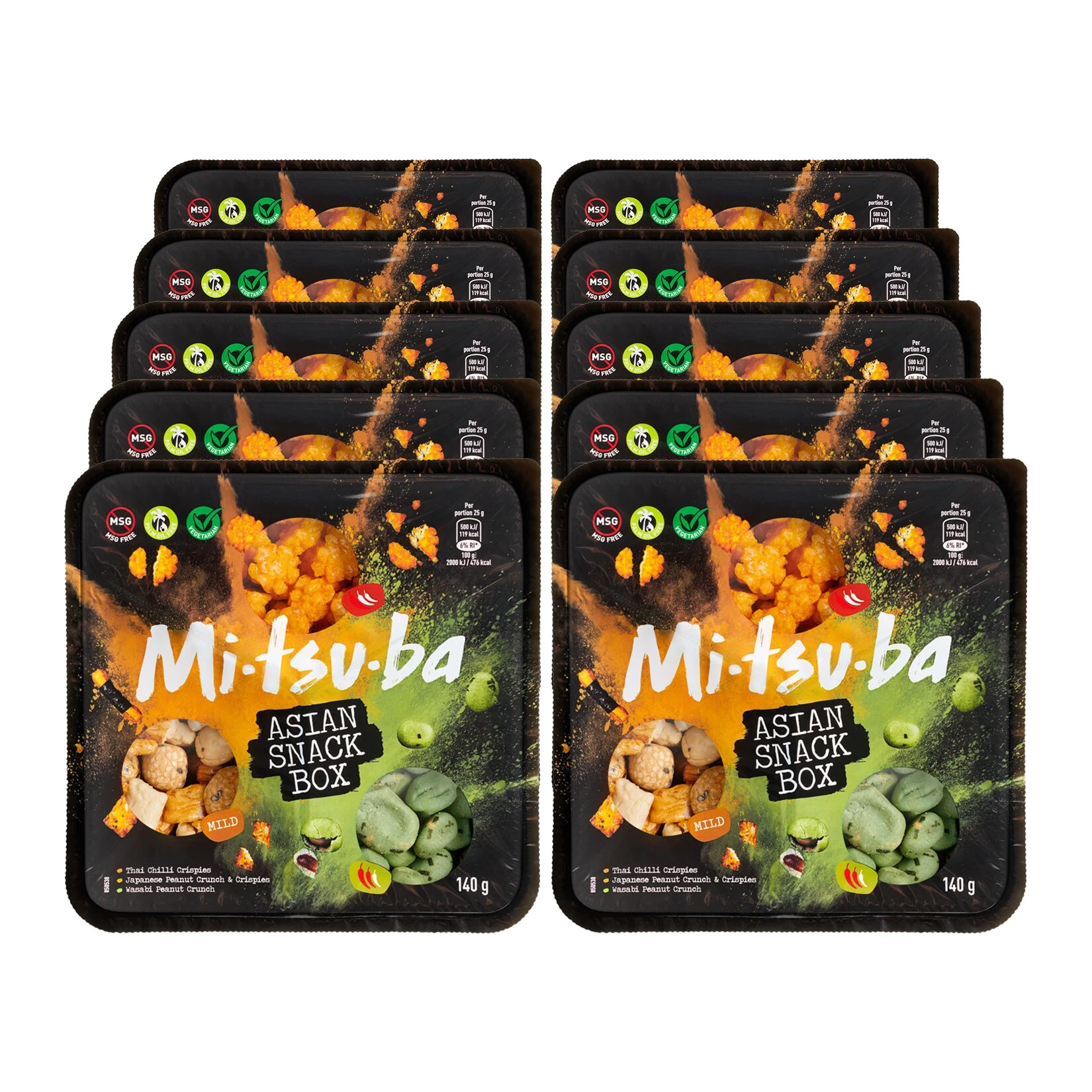 Mitsuba Snack Box 140 G, 10er Pack