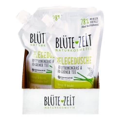 Blütezeit Duschgel Bio-Zitronengras & Bio-Grüner Tee Nachfüller 500 Ml, 6er Pack