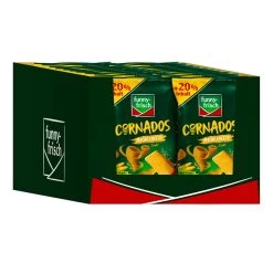 Funny-frisch Cornados Nacho Cheese + 20% 96 G, 16er Pack